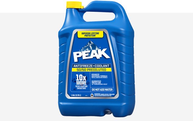 PEAK Antifreeze - ProductPod - PEAK 10X Antifreeze & Coolant 50/50