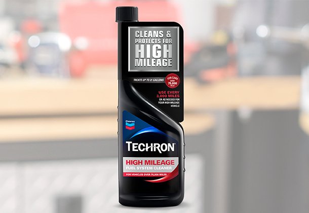 Techron® High Mileage Fuel System Cleaner