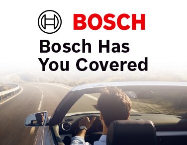Bosch has you covered with aftermarket automotive parts.