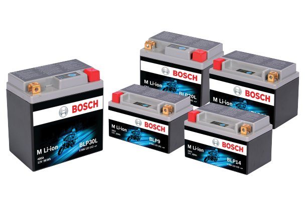 Bosch Li-ion PowerSport Batteries deliver full performance and increased dynamics to a variety of powersport applications.