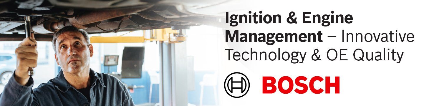 Bosch ignition and engine mangement products feature innovative technology and OE quality.