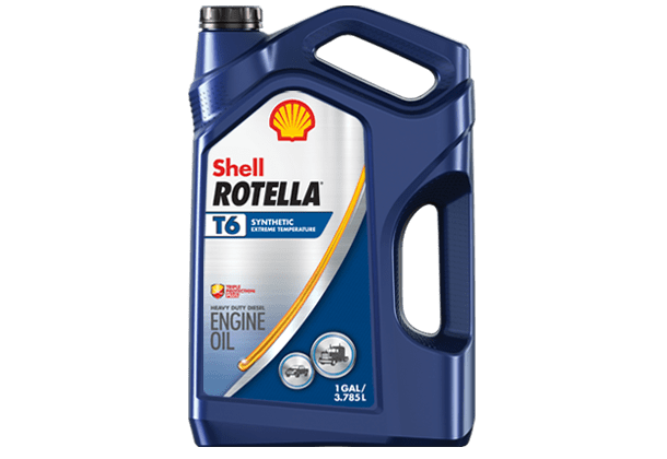 Shell Rotella® T6 Full Synthetic engine oils