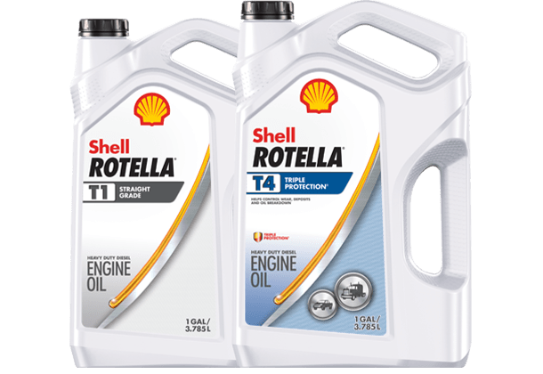 Shell Rotella® conventional motor oil